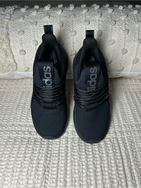 Adidas Bluish/Black Slip-On Athletic Sneakers